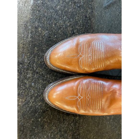 TONY LAMA Women’s boots 5084 Brown Western Cowboy Boots - Picture 2 of 11